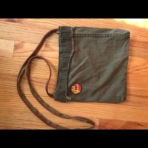 Sustainably made bag from recycled jeans